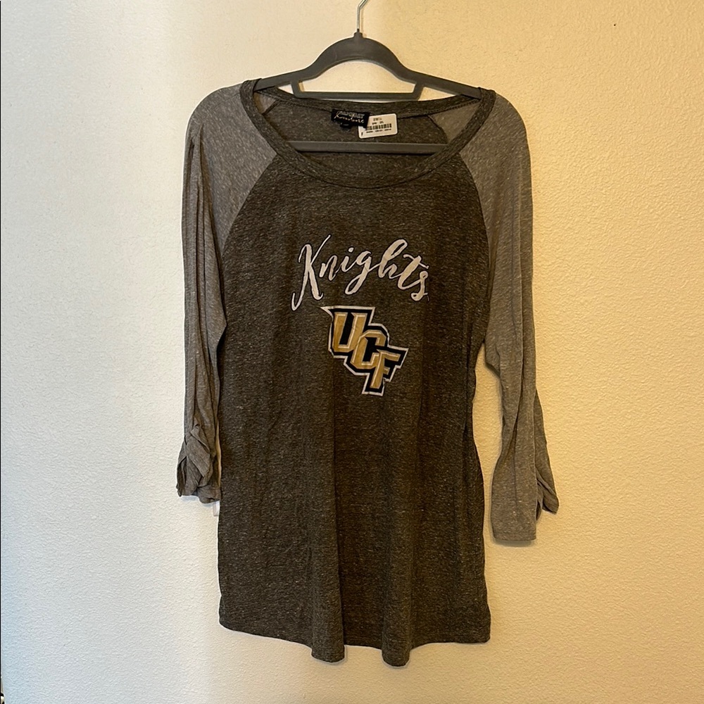 UCF Knights Gray Raglan Sleeve Top